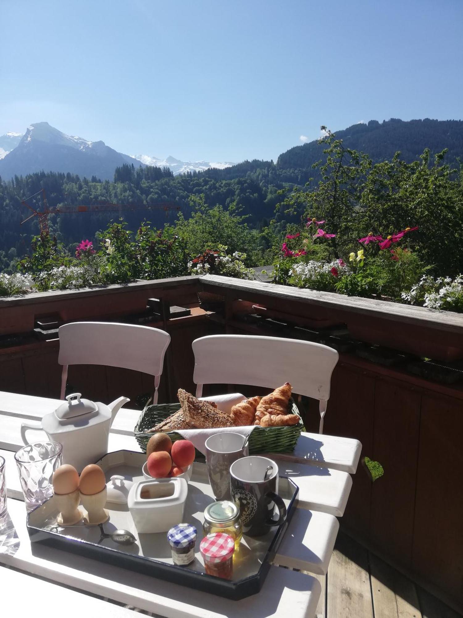 Chambres En Chalet Petit Dejeuner Inclus La Cote d'Arbroz Ngoại thất bức ảnh