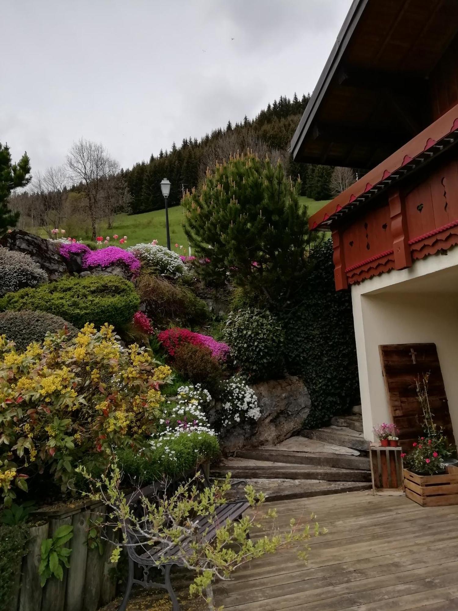 Chambres En Chalet Petit Dejeuner Inclus La Cote d'Arbroz Ngoại thất bức ảnh